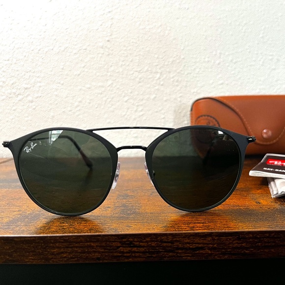 Ray-Ban sunglasses (RB3546). Matte black frame/green lenses - Picture 1 of 5